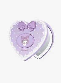 Kuromi Lovely Ribbon LED Heart Compact Mirror