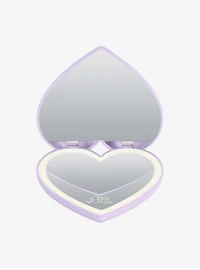 Kuromi Lovely Ribbon LED Heart Compact Mirror