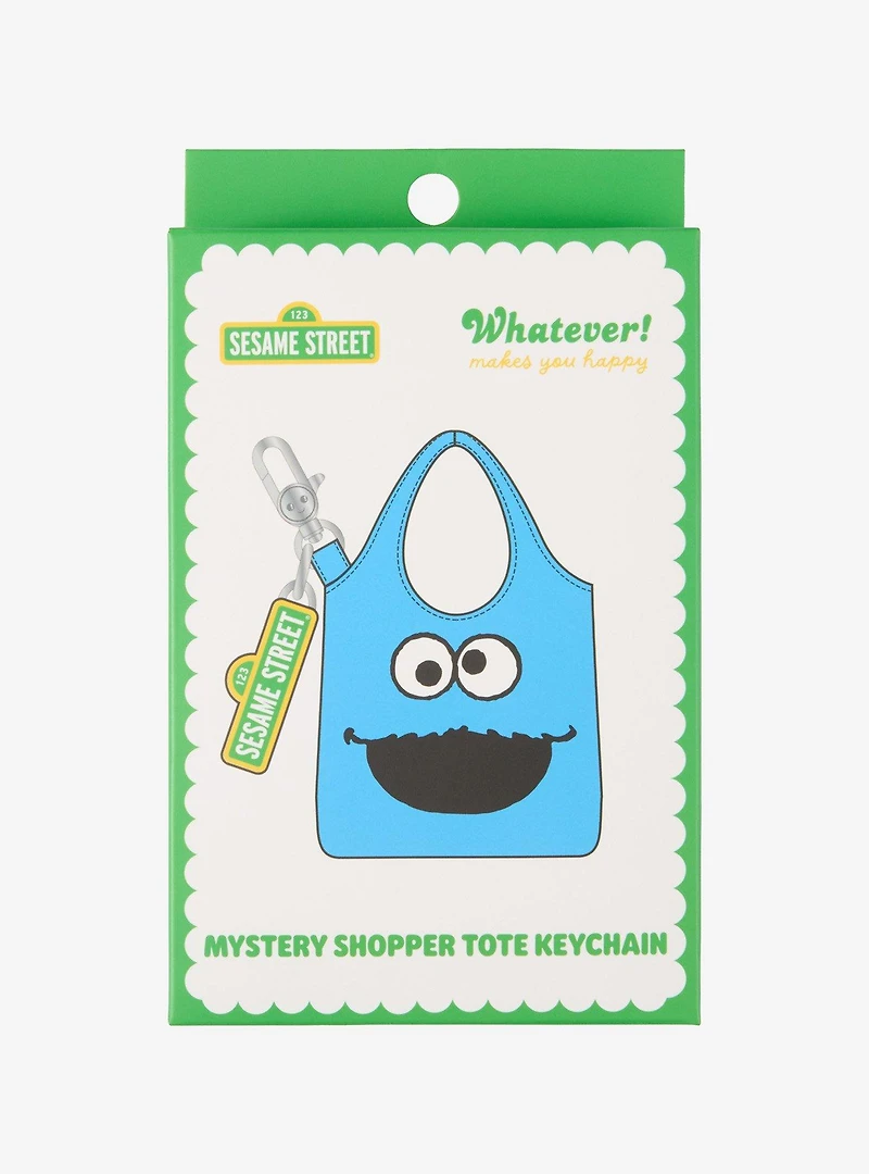 Whatever! Makes You Happy x Sesame Street Blind Box Shopper Tote Keychain - BoxLunch Exclusive