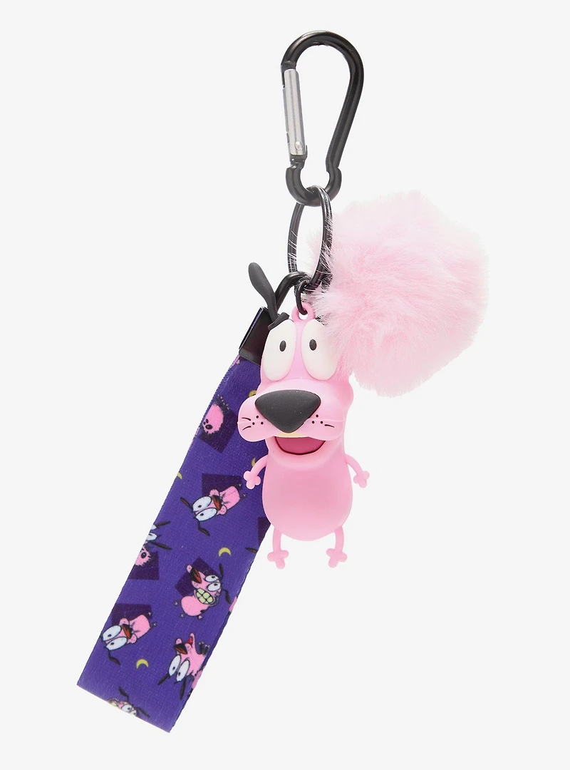 Courage the Cowardly Dog Multi-Charm Keychain