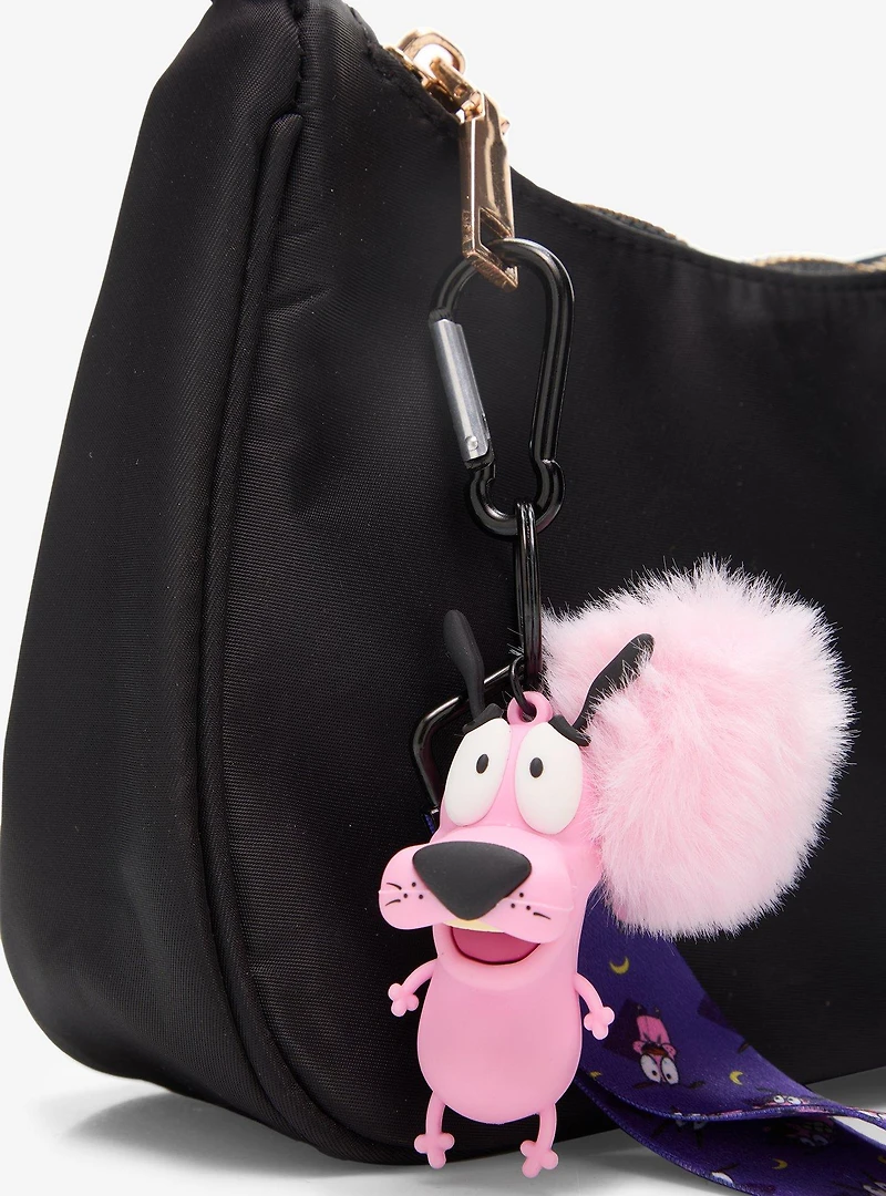 Courage the Cowardly Dog Multi-Charm Keychain