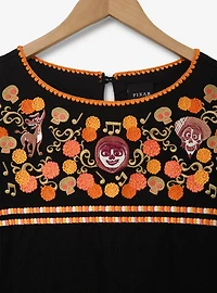 Disney Pixar Coco Marigold Embroidered Women's Plus Linen Top - BoxLunch Exclusive