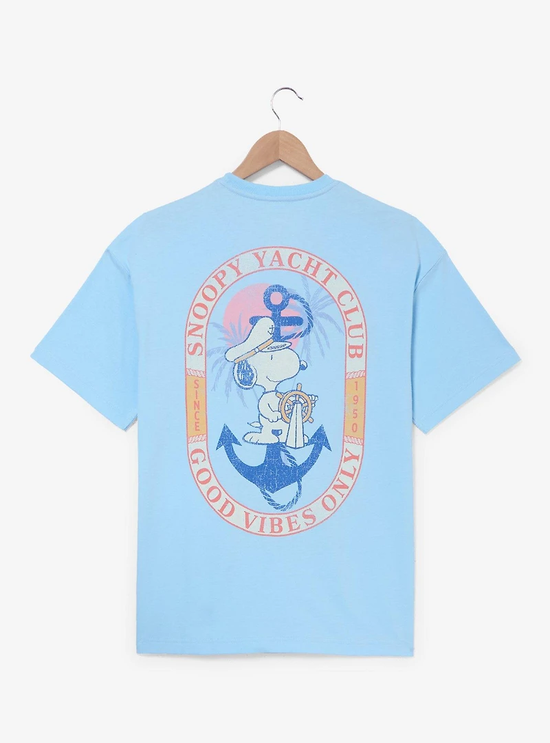 Peanuts Snoopy Yacht Club Women's T-Shirt - BoXLunch Exclusive