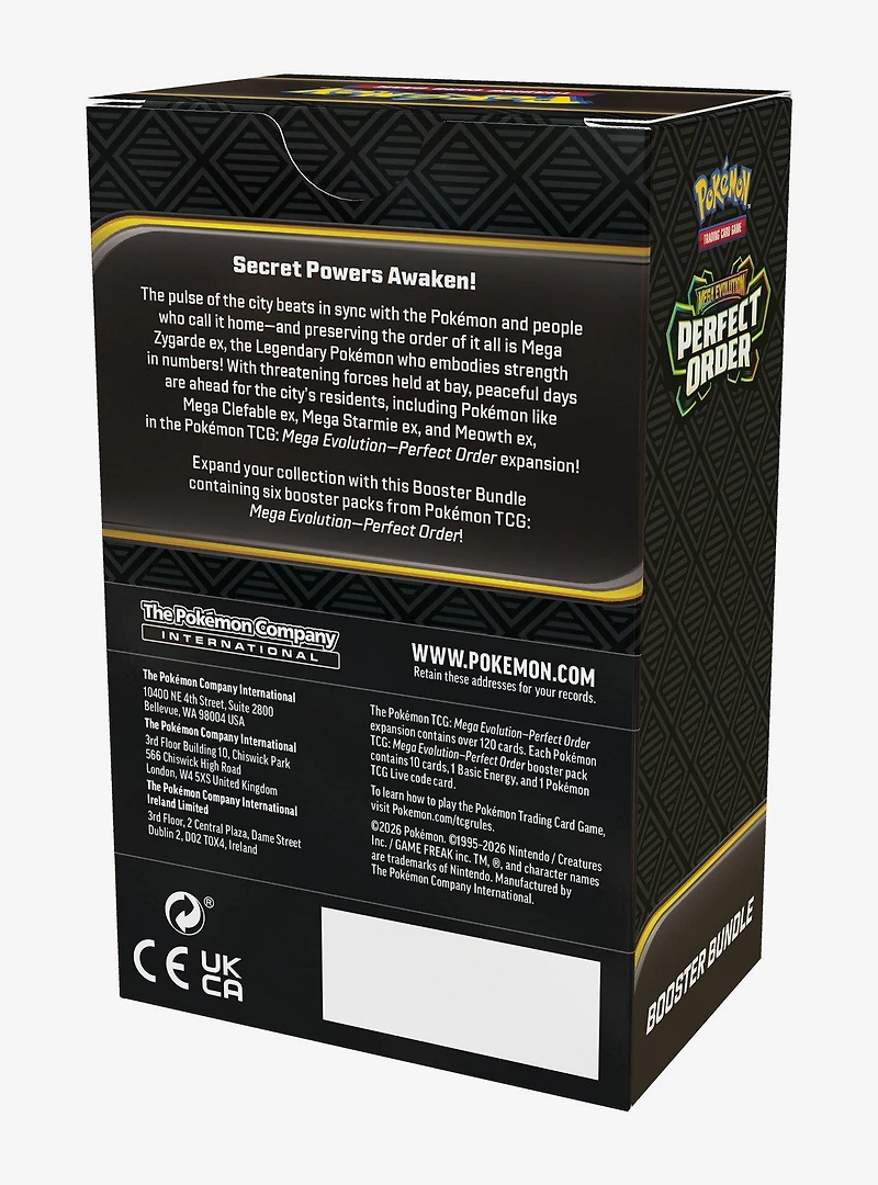 Pokémon Trading Card Game Mega Evolution: Perfect Order Booster Bundle