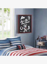 Disney Mickey Mouse Western Tufted Wall Art