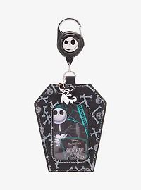 Disney The Nightmare Before Christmas Jack Skellington Coffin Retractable Lanyard