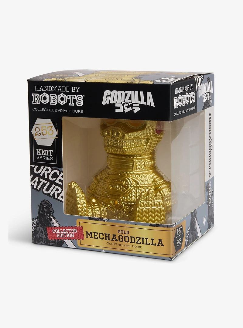 Handmade By Robots Godzilla Mechagodzilla #253 (Gold) Vinyl Figure