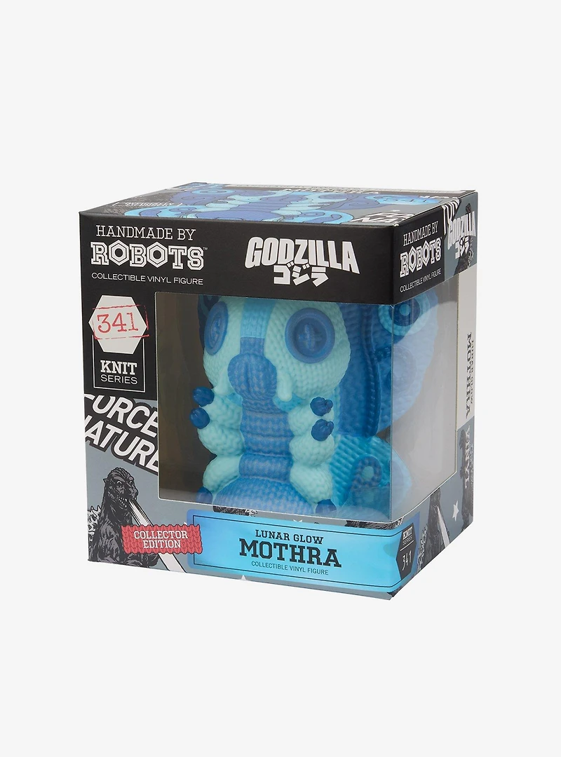 Handmade By Robots Godzilla Mothra #341 (Lunar Glow In The Dark) Vinyl Figure
