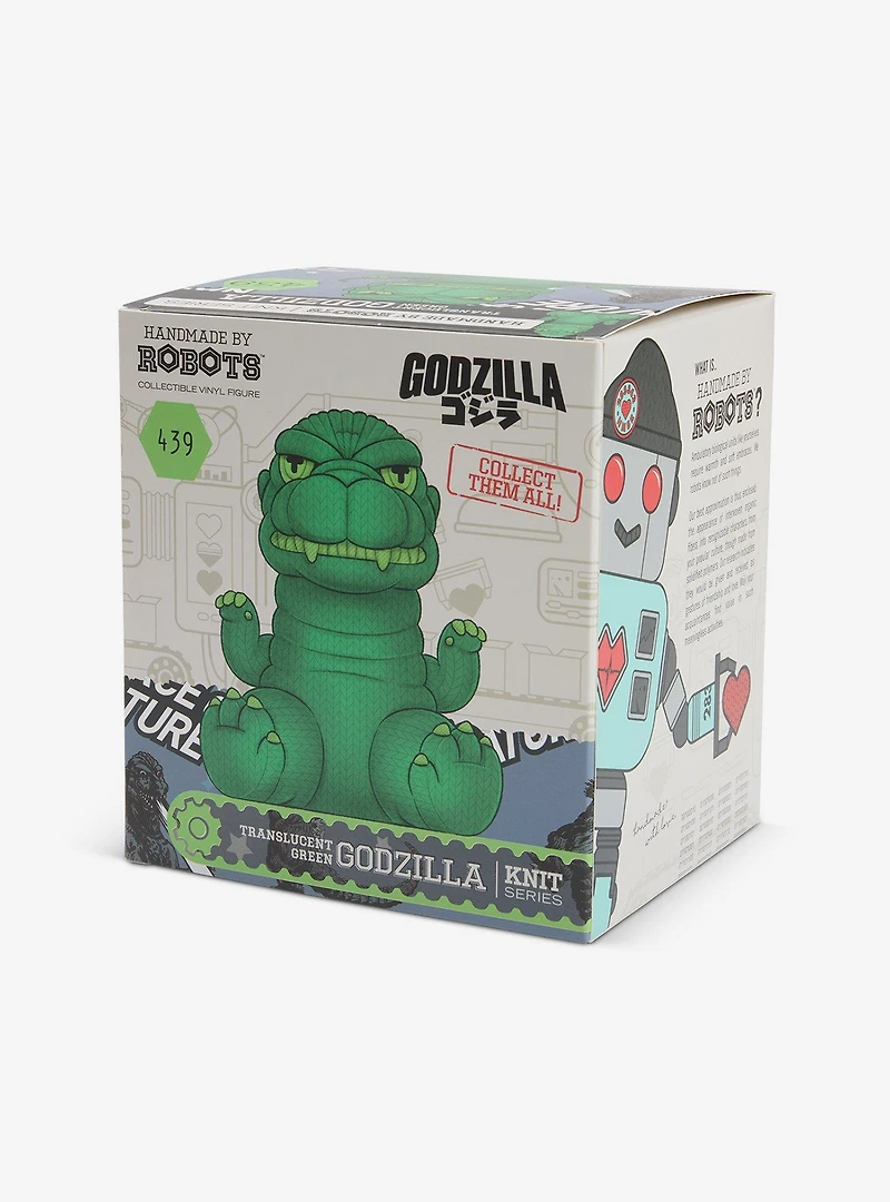 Handmade By Robots Godzilla (Green Translucent) Vinyl Figure