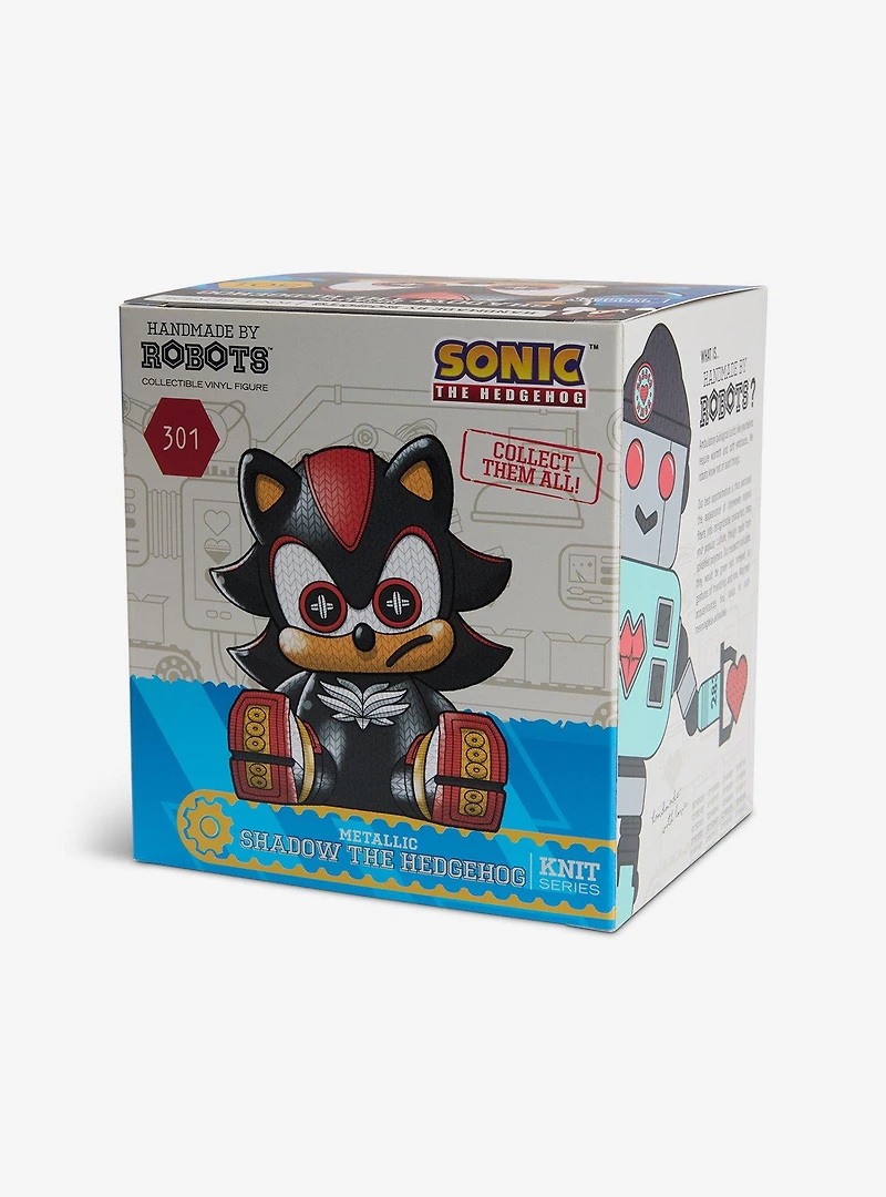 Handmade By Robots Sonic The Hedgehog Shadow (Metallic) Vinyl Figure