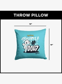 Pokémon Squirtle 0007 Throw Pillow