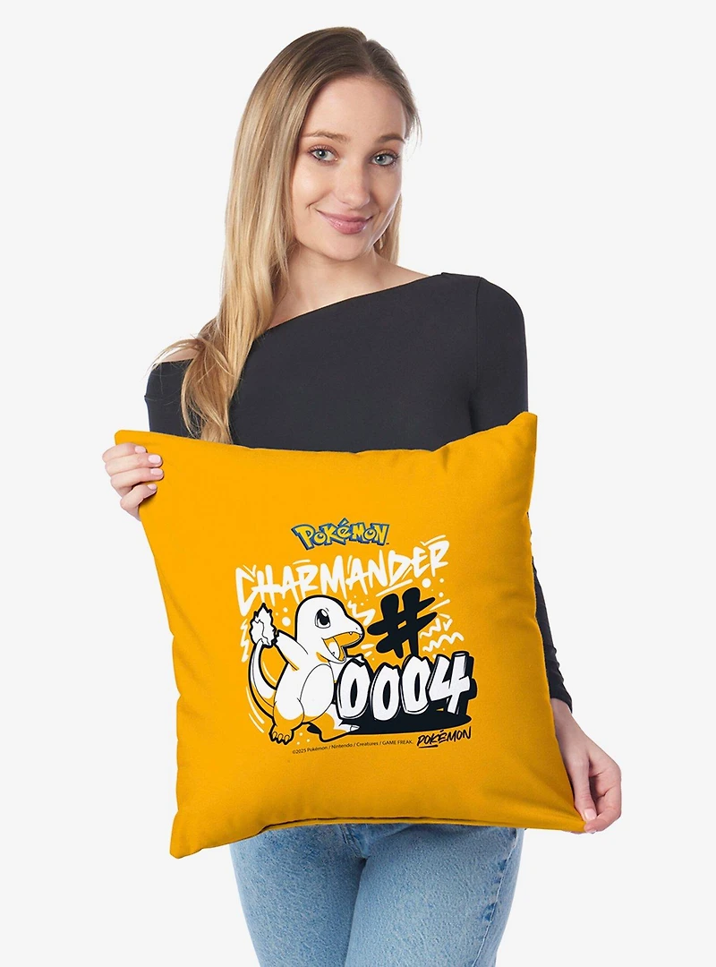 Pokémon Charmander 0004 Throw Pillow