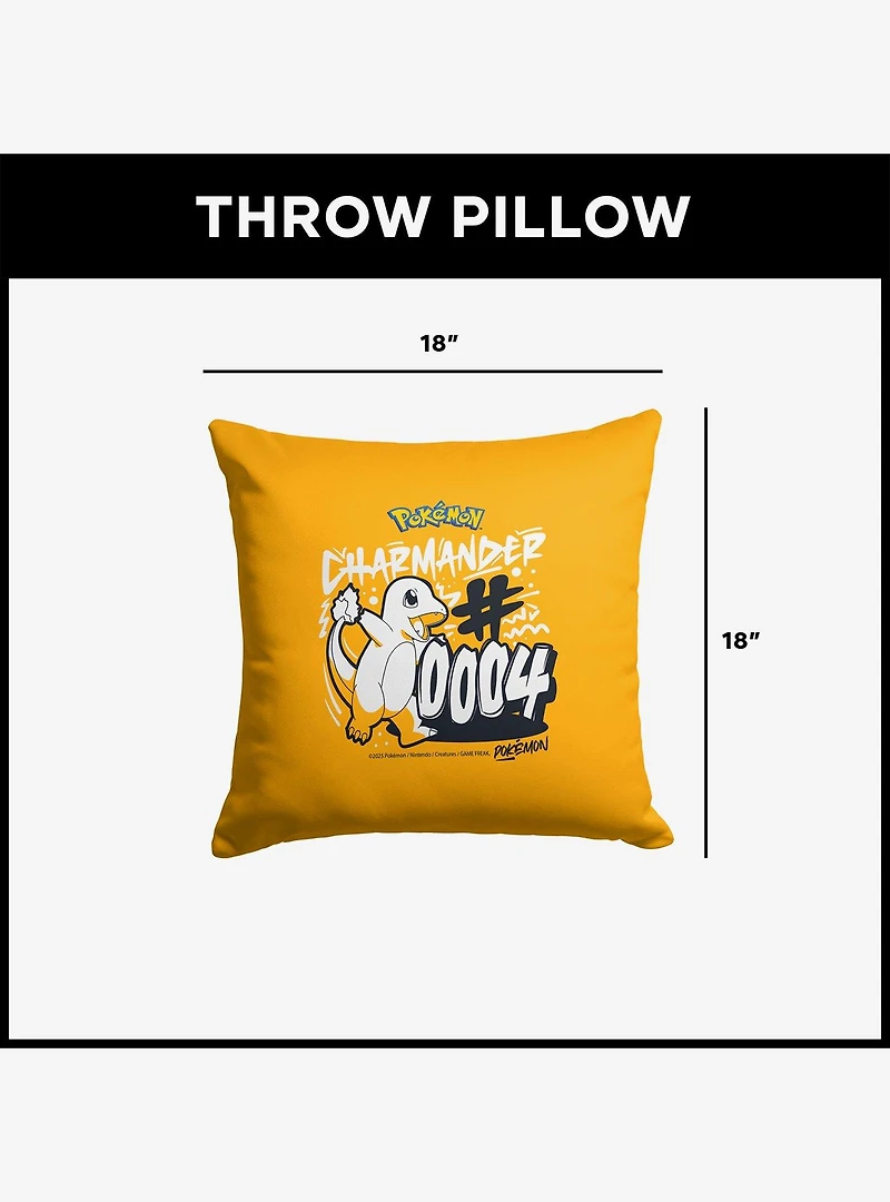 Pokémon Charmander 0004 Throw Pillow
