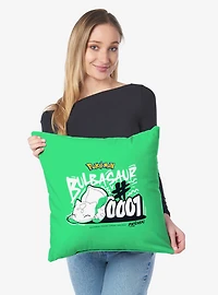Pokémon Bulbasaur 0001 Throw Pillow