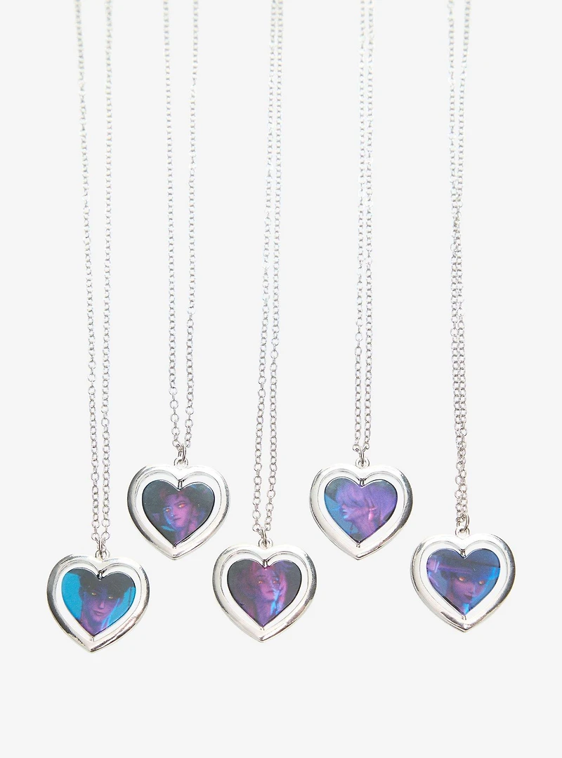 KPop Demon Hunters Saja Boys Heart Double Sided Blind Box Necklace - BoxLunch Exclusive