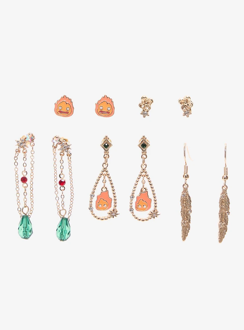 Studio Ghibli® Howl's Moving Castle Calcifer Icons Earring Set - BoxLunch Exclusive