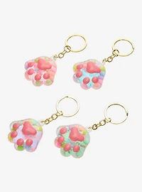 Paw Print Blind Box Liquid Filled Keychain