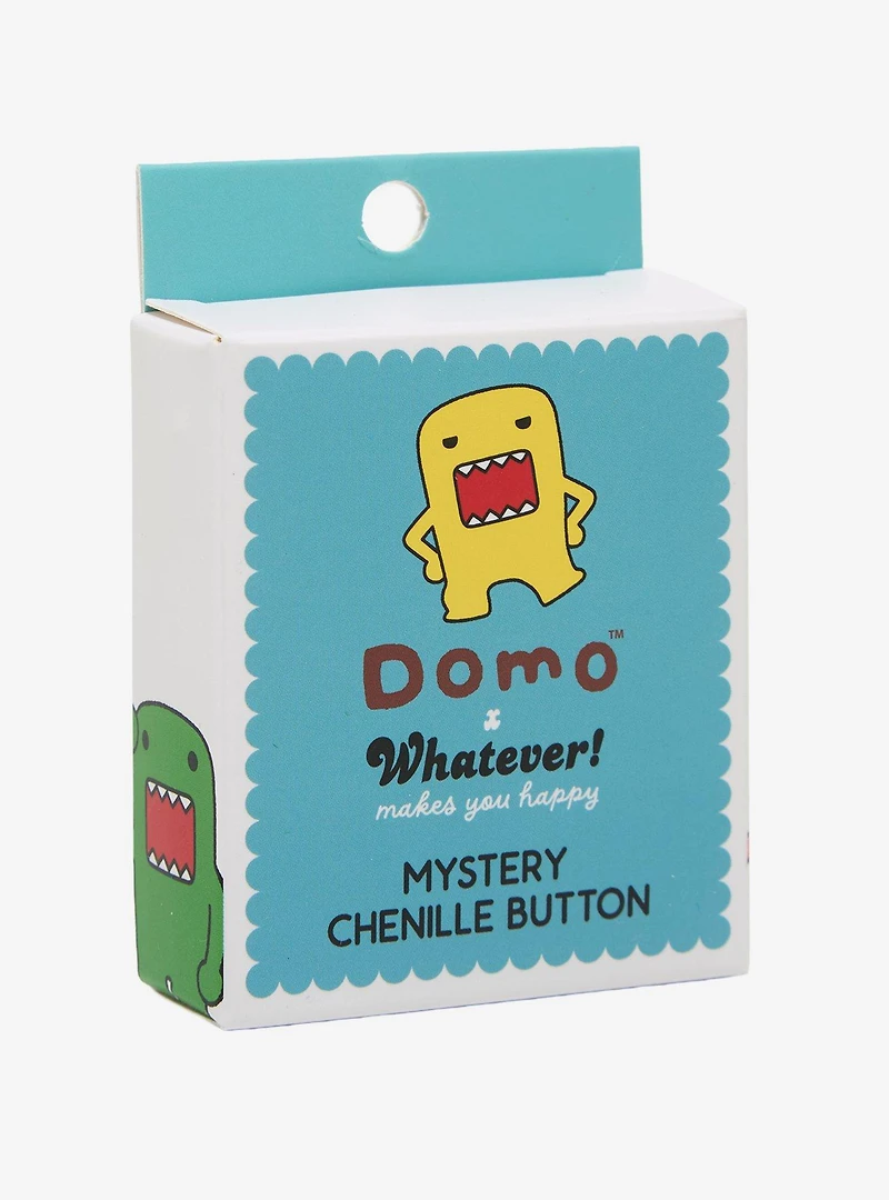 Whatever! Makes You Happy x Domo Blind Box Chenille Button Pin