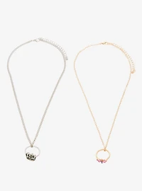 Coraline Wybie & Coraline Adjustable Ring Necklace Set - BoxLunch Exclusive