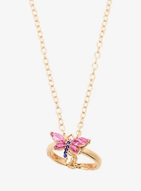 Coraline Wybie & Coraline Adjustable Ring Necklace Set - BoxLunch Exclusive