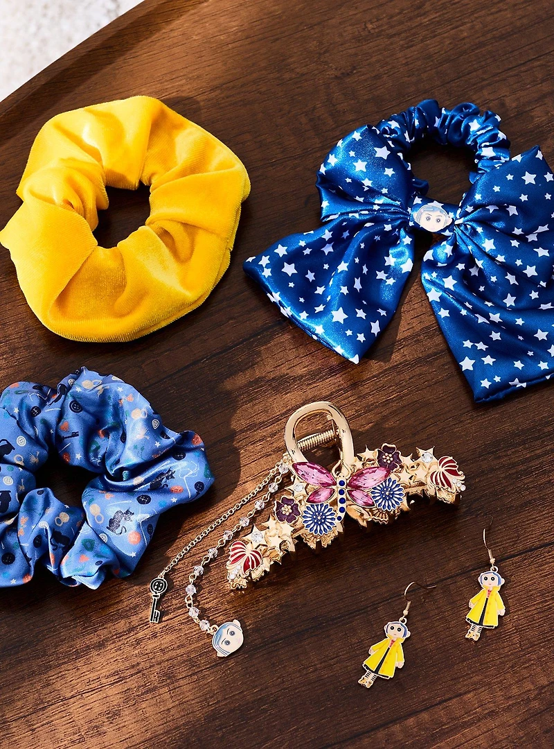 Coraline Dragonfly Claw Clip with Dangling Charm - BoxLunch Exclusive