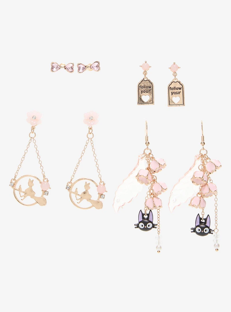 Studio Ghibli® Kiki's Delivery Service Floral Icons Earring Set - BoxLunch Exclusive