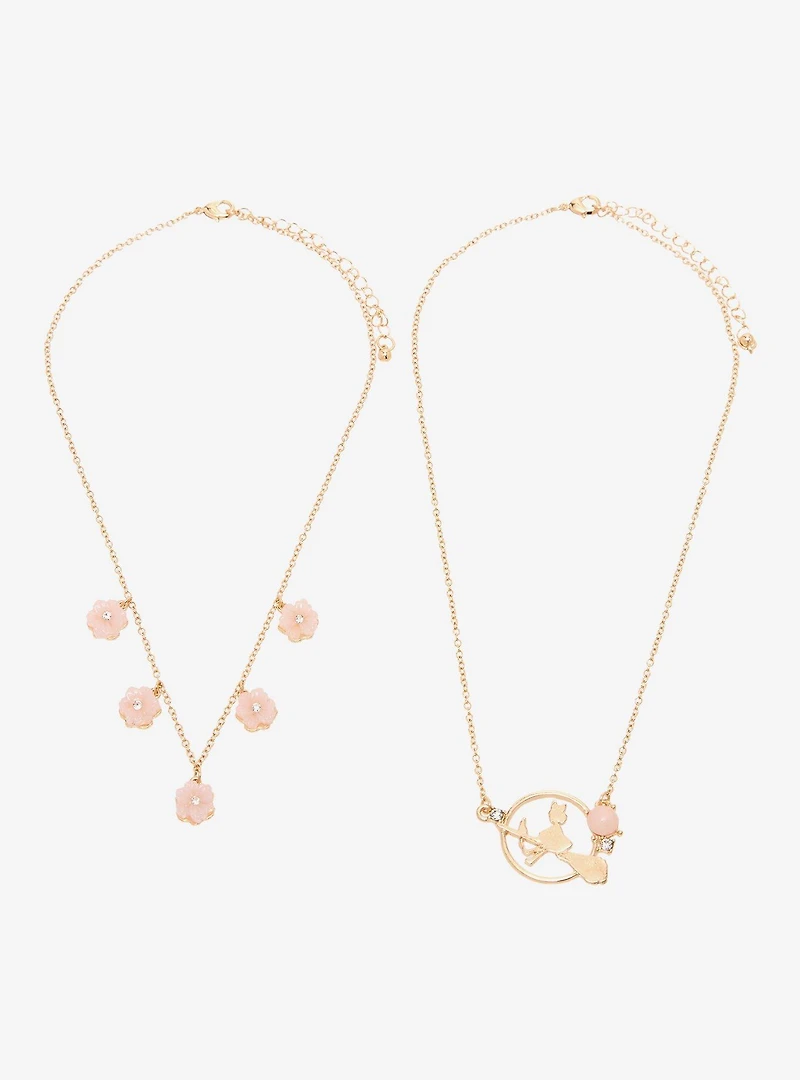 Studio Ghibli® Kiki's Delivery Service Cherry Blossom Necklace Set - BoxLunch Exclusive