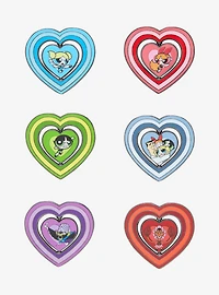Whatever! Makes You Happy x The Powerpuff Girls Blind Box Spinning Heart Enamel Pin - BoxLunch Exclusive