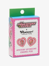 Whatever! Makes You Happy x The Powerpuff Girls Blind Box Spinning Heart Enamel Pin - BoxLunch Exclusive