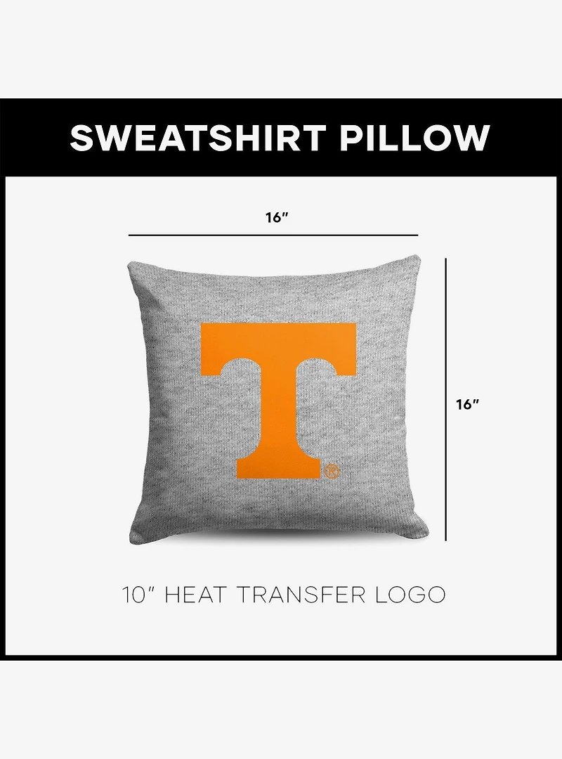 NCAA Tennessee Volunteers Logo Sweatshirt Pillow
