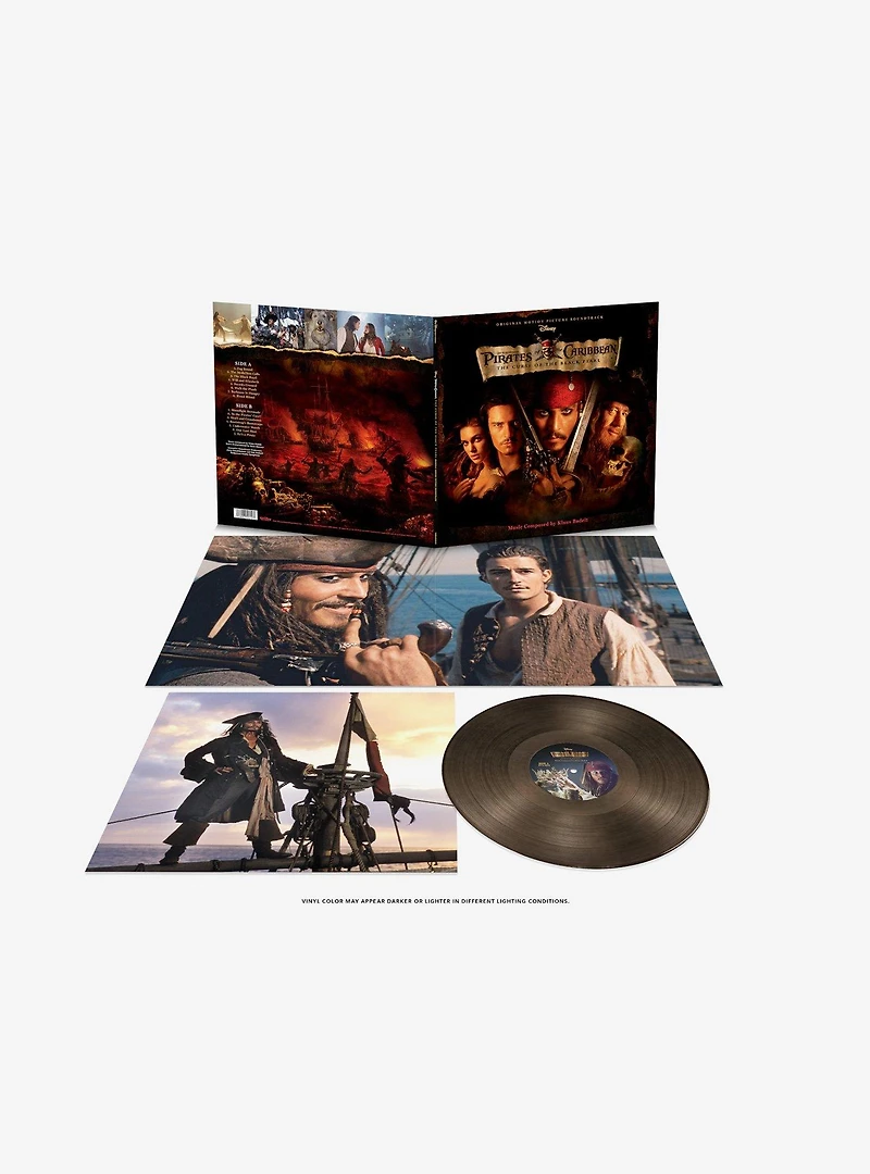 Disney The Pirates of the Caribbean: The Curse of The Black Pearl Soundtrack Vinyl Record