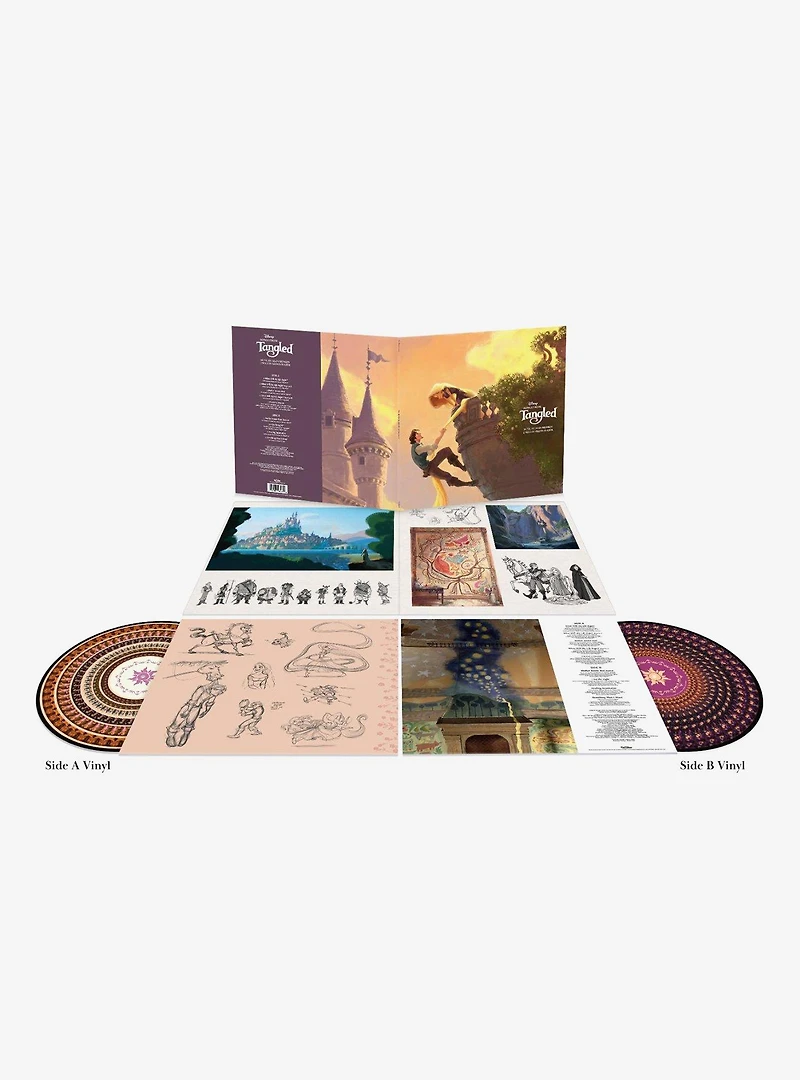 Disney Tangled Soundtrack Zoetrope Vinyl Record