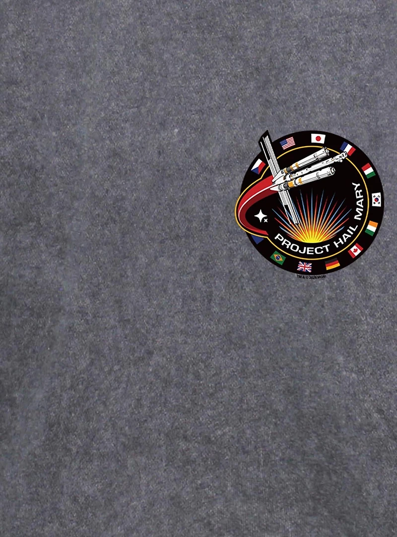 Project Hail Mary Patch Mineral Wash Hoodie