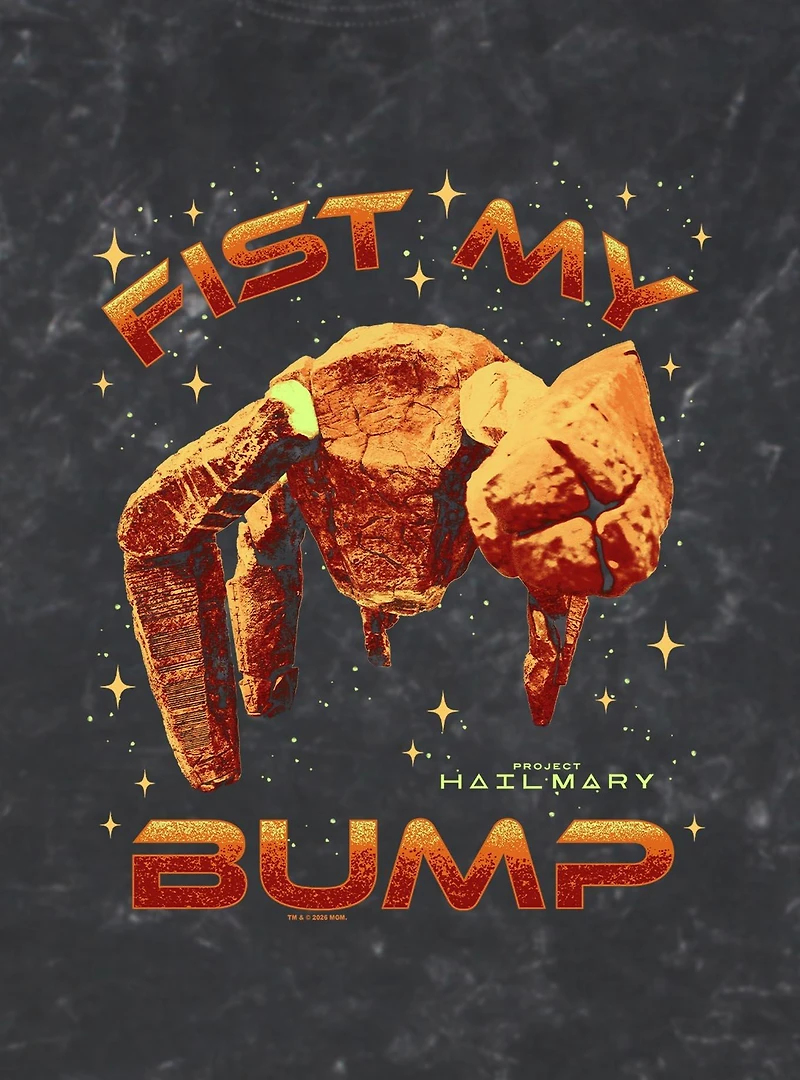 Project Hail Mary Bump Fister Mineral Wash T-Shirt