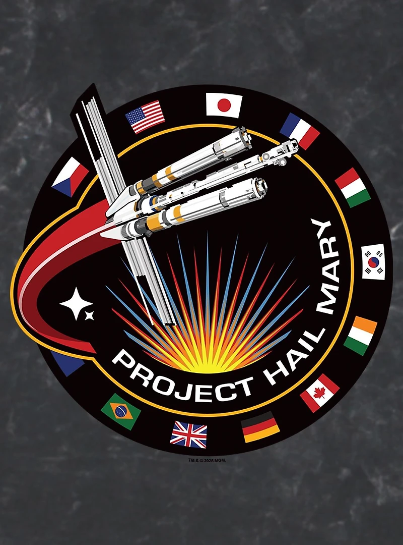 Project Hail Mary Patch Mineral Wash T-Shirt