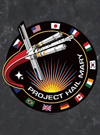 Project Hail Mary Patch Mineral Wash T-Shirt