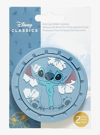 Disney Lilo & Stitch Floral Car Coaster Set