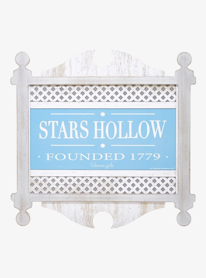 Gilmore Girls Stars Hollow Founding Sign Wall Art — BoxLunch Exclusive