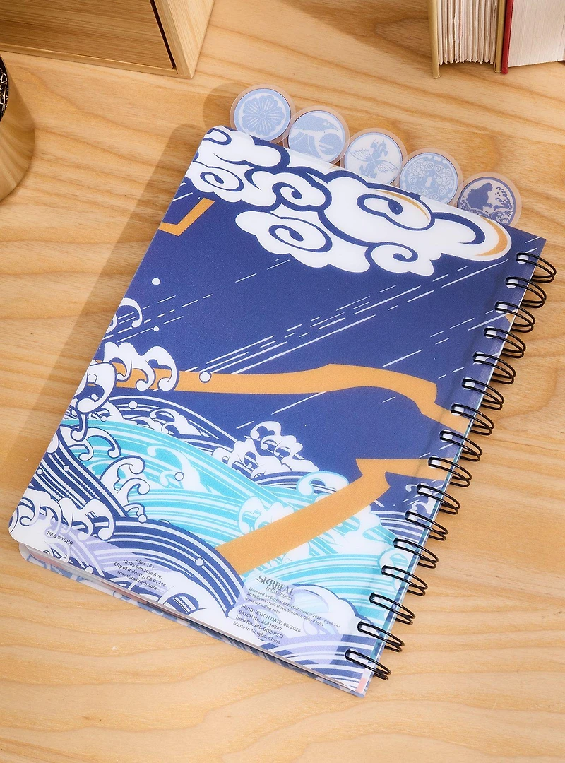 Godzilla Ocean Scene Figural Tab Journal - BoxLunch Exclusive