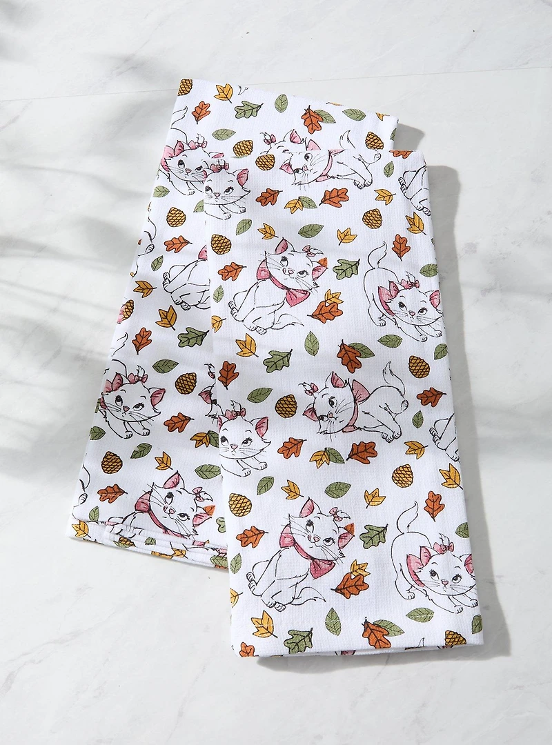 Disney The Aristocats Marie Fall Leaves Kitchen Towel Set