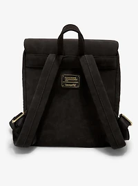 Loungefly Dungeons & Dragons Icons Black and Gold Mini Backpack - BoxLunch Exclusive