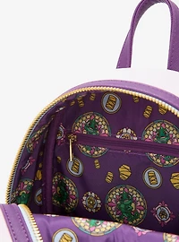 Loungefly Disney Tangled Stained Glass Rapunzel and Flynn Mini Backpack - BoxLunch Exclusive