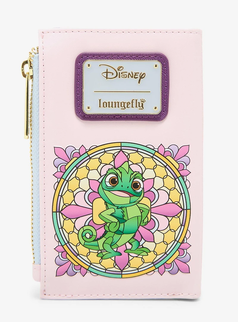 Loungefly Disney Tangled Stained Glass Rapunzel and Flynn Wallet - BoxLunch Exclusive