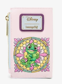 Loungefly Disney Tangled Stained Glass Rapunzel and Flynn Wallet - BoxLunch Exclusive