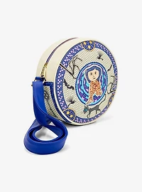 Loungefly Coraline Through the Tunnel Mosaic Crossbody Bag - BoxLunch Exclusive