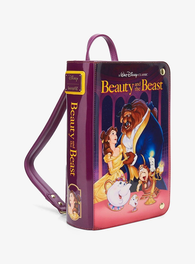 Loungefly Disney Beauty and the Beast VHS Tape Figural Mini Backpack - BoxLunch Exclusive