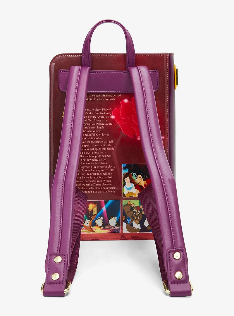 Loungefly Disney Beauty and the Beast VHS Tape Figural Mini Backpack - BoxLunch Exclusive