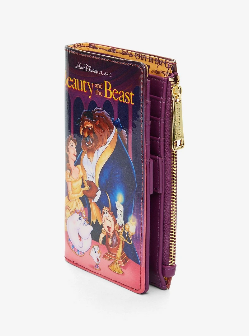 Loungefly Disney Beauty and the Beast VHS Tape Figural Wallet - BoxLunch Exclusive