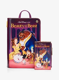 Loungefly Disney Beauty and the Beast VHS Tape Figural Wallet - BoxLunch Exclusive