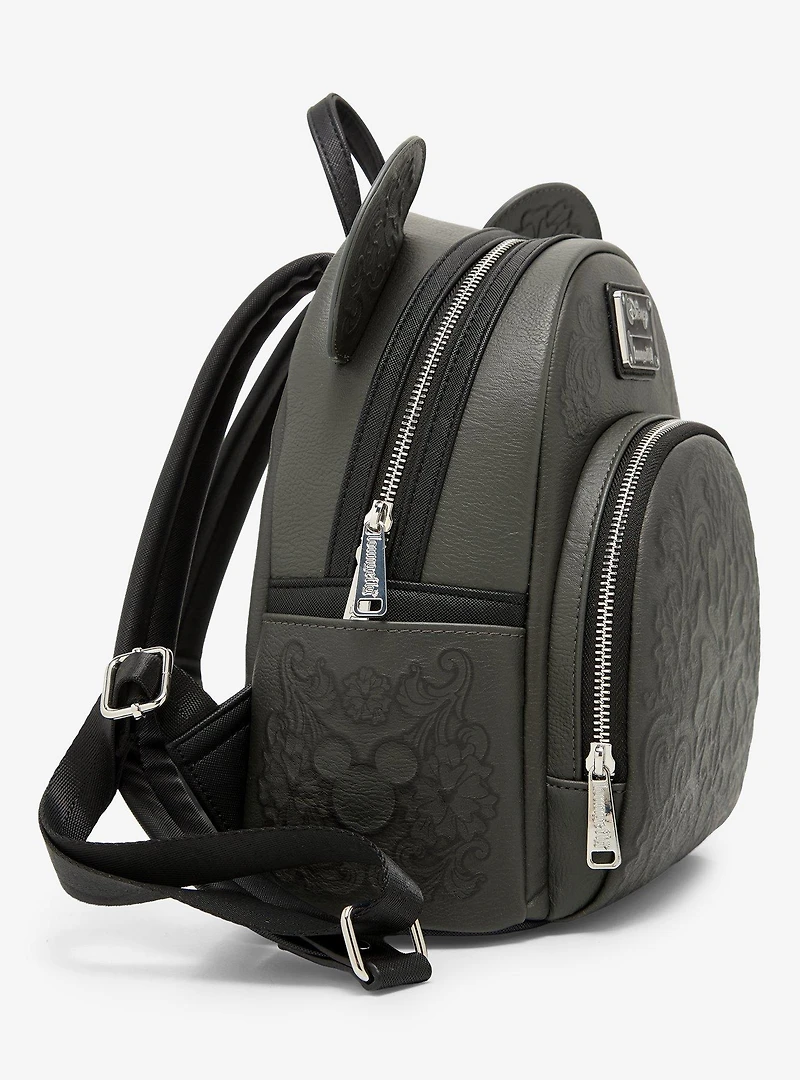 Loungefly Disney Mickey Mouse 3D Ears Tooled Mini Backpack - BoxLunch Exclusive